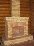 Образец камина с открытой топкой